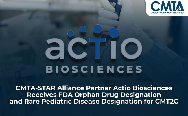 Actio Bio receives FDA Orphan Drug Designation and Rare Pediatric Disease Designation.