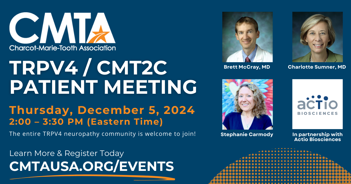 2C/TRPV4 Meeting with ActioBiosciences | Charcot–Marie–Tooth Association