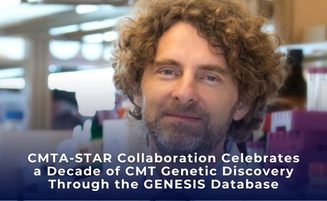 Exciting progress in CMTA-STAR program highlighted in magazine, celebrating ten years of CMT genetic discoveries through the GENESIS database.