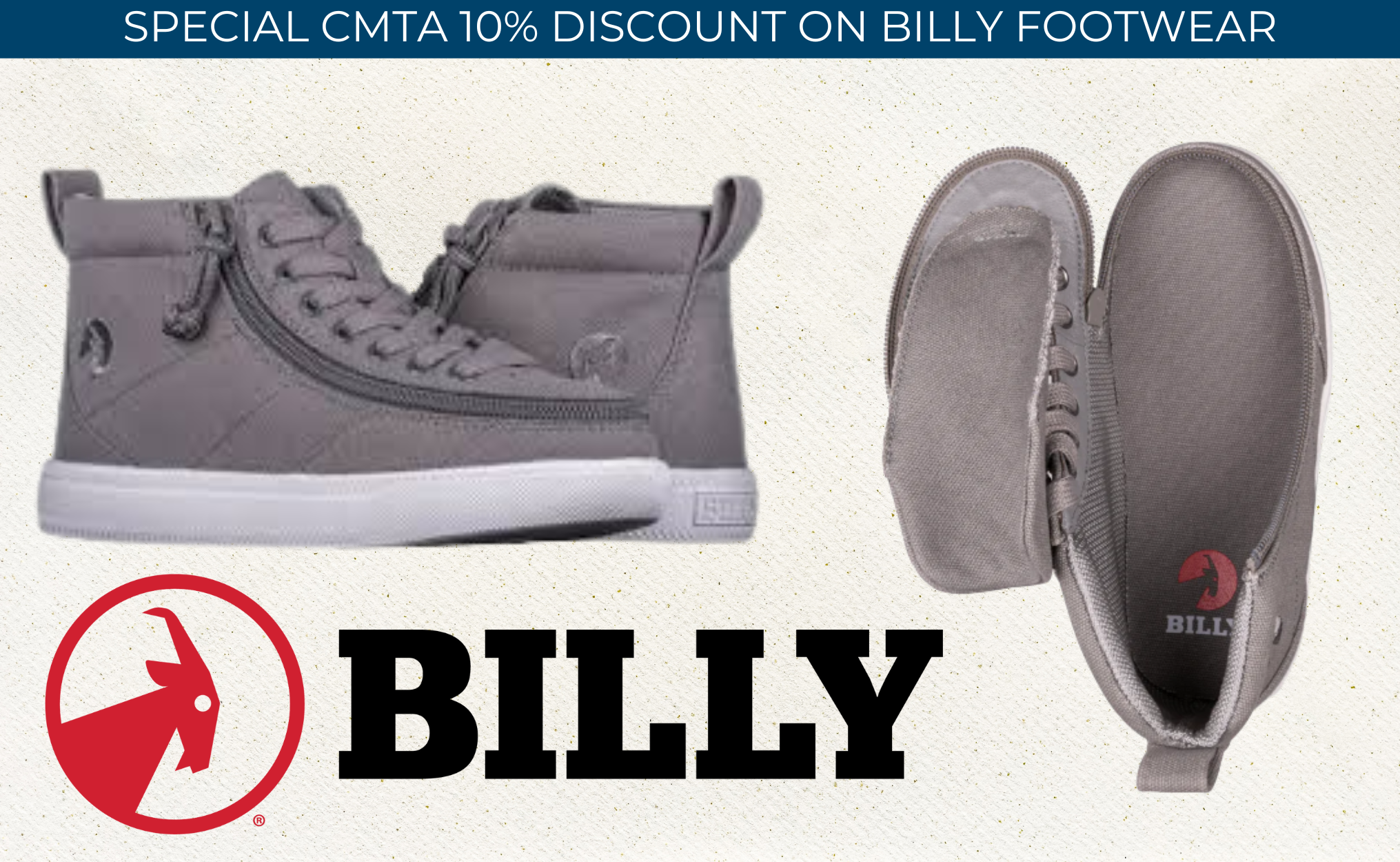 CMTA Partners with Billy Footwear