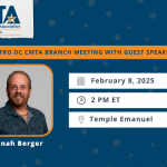 Washington, DC CMTA Branch Meeting with Guest Speaker Jonah Berger