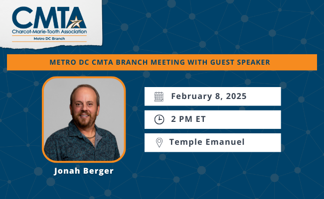 Washington, DC CMTA Branch Meeting with Guest Speaker Jonah Berger